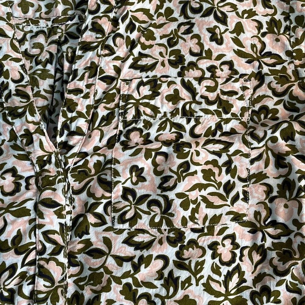 Anne Taylor Floral-Print Blouse - XS - Picture 3 of 4